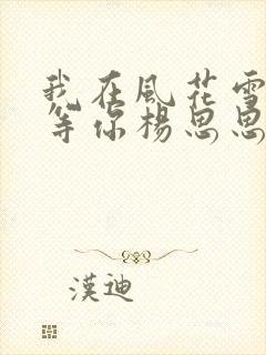 我在风花雪月里等你杨思思