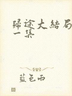 归途大结局最后一集