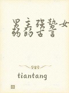 男主强势女主柔弱的古言