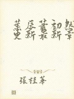 叶辰萧初然刚刚更新最新章节叫什么封面