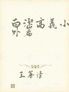 白洁高义小说番外篇