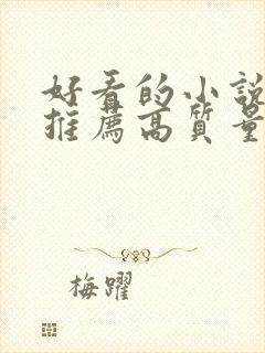 好看的小说完本推荐高质量封面