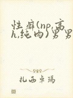 性癖(np,高h,纯肉)男男封面