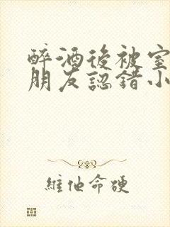 醉酒后被室友男朋友认错小说封面