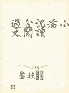 过分沉沦小说全文阅读封面