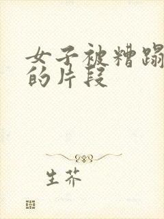 女子被糟蹋蹂躏的片段