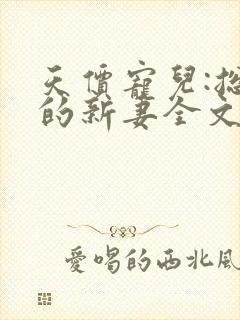 天价宠儿:总裁的新妻全文免费阅读