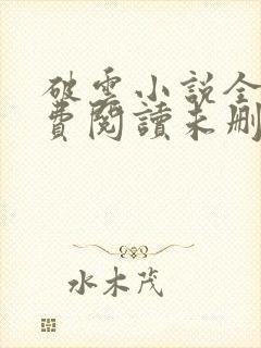 破云小说全文免费阅读未删减,156章