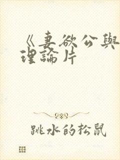 《妻欲公与媳》理论片封面