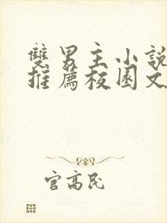 双男主小说甜文推荐校园文