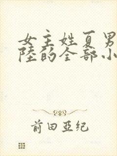 女主姓夏男主姓陆的全部小说