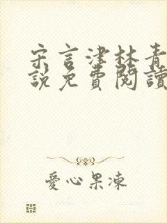 宋言津林青妍小说免费阅读最新章节封面