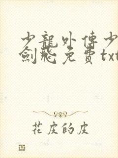 少龙外传少年龙剑飞免费txt