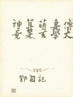 神算萌妻傅太太竟是玄学大佬小说