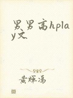 男男高hplay文封面