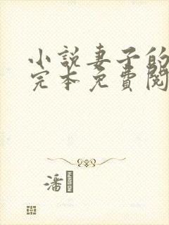 小说妻子的背叛完本免费阅读封面