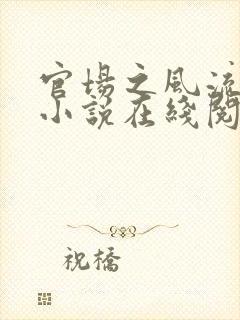 官场之风流人生小说在线阅读