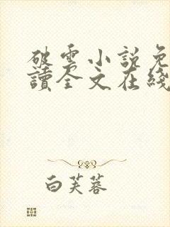 破云小说免费阅读全文在线