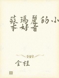 苏玛丽的小说哪本好看