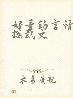 好看的言情小说总裁文