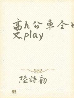 高h公车全肉污文play封面