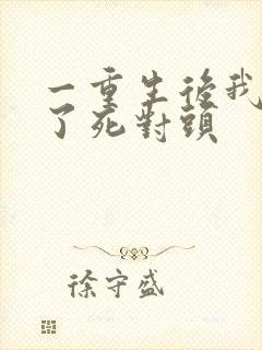 一重生后我嫁给了死对头