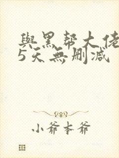 与黑帮大佬365天无删减