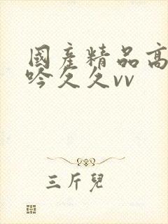 国产精品高潮呻吟久久vv