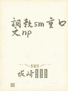 调教sm重口h文np
