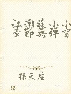 江潮苏小小最新章节无弹窗笔趣阁