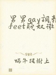 男男gay调教feet贱奴微博