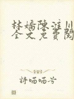 林娇陈淮川小说全文免费阅读封面