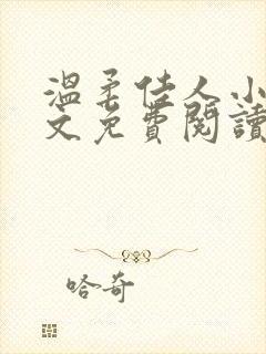 温柔佳人小说全文免费阅读最新章节封面