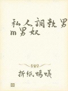 私人调教男性sm男奴