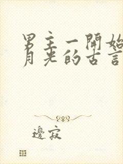 男主一开始有白月光的古言封面