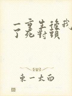 一重生后我嫁给了死对头