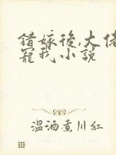 错嫁后,大佬独宠我小说封面