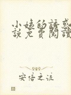 小姨的诱惑我小说免费阅读无弹窗