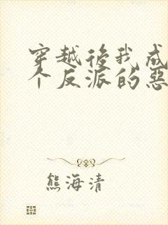 穿越后我成了三个反派的恶毒后娘