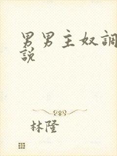 男男主奴调教小说