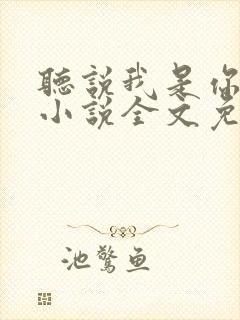 听说我是你老婆小说全文免费阅读封面