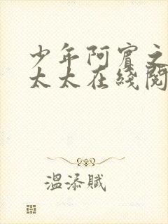 少年阿宾之房东太太在线阅读