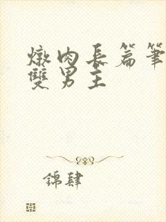 炖肉长篇笔趣阁双男主封面