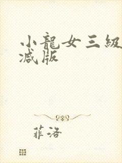 小龙女三级无删减版封面