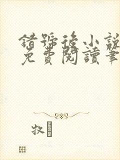 错号后小说全文免费阅读笔趣阁封面