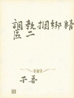 调教捆绑精品一区二