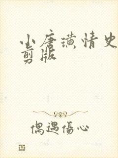 小唐璜情史无删剪版