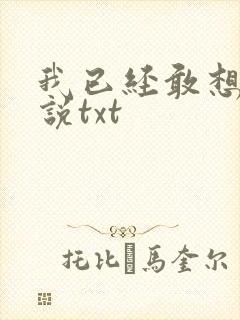 我已经敢想你小说txt