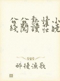 公公热情小说在线阅读庄晓慧全文