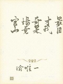 官场奇才最强靠山竟是我自己李霖小说封面